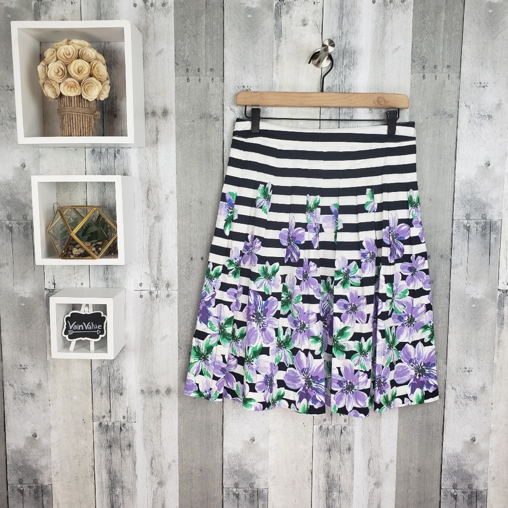 Talbots | Petite Floral Print Skirt